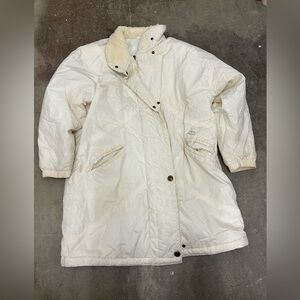 Vintage luhta cream winter coat